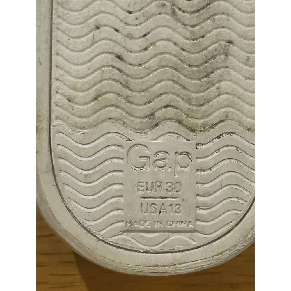Gap Kids Glitter Slide Sneakers size 13